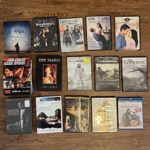 Lot of 15 Sealed DVDs Sealed Movies Bundle Romantic Comedy Drama Action 80’s